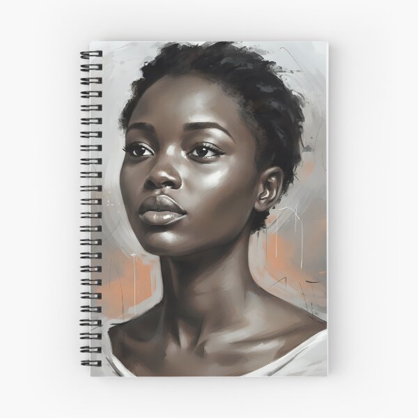 Item preview, Elegant Monochrome Portrait of a Young Woman designed and sold by ArtFrameStudio.