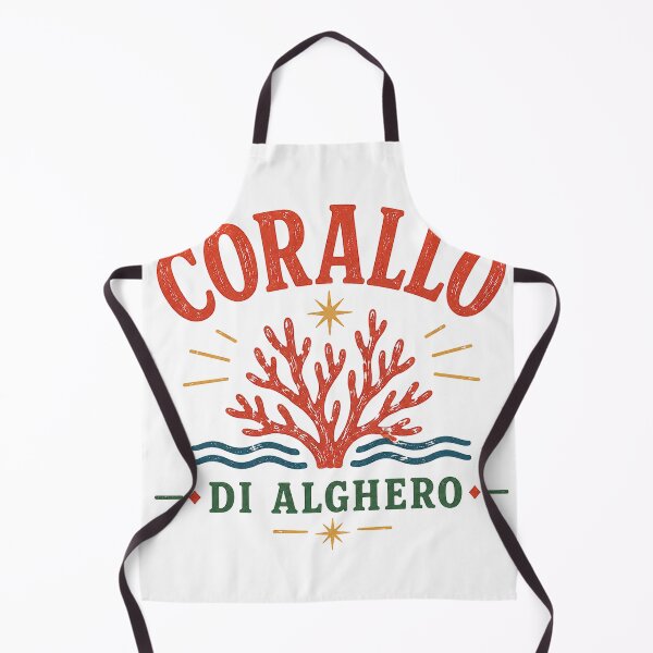 Item preview, Corallo Di Alghero - Sardinia Retro Emblem Illustration designed and sold by VisualArtsOasis.
