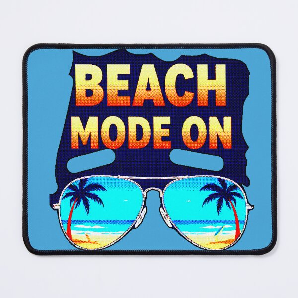 Item preview, Beach Mode On | Sunglasses Design for Sunset Beach Vacation designed and sold by AstronautMerch.