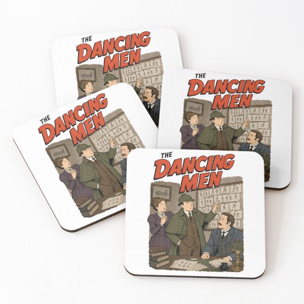 Item preview, Sherlock Holmes The Dancing Men Secret Cipher Comic Design designed and sold by Fenay Designs.