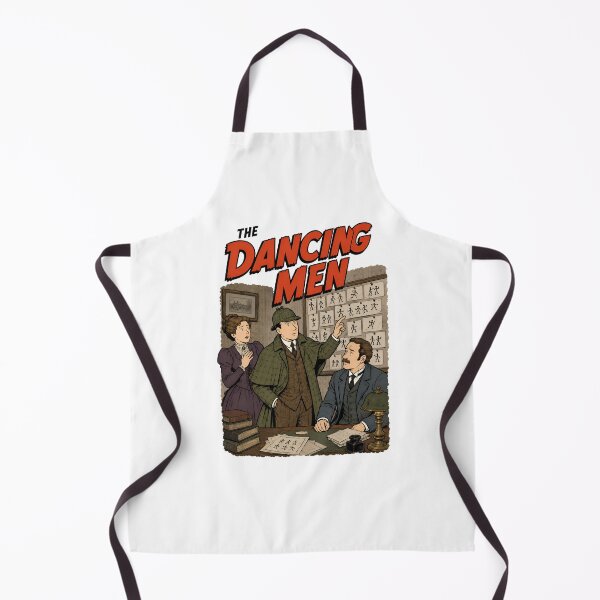 Item preview, Sherlock Holmes The Dancing Men Diseño cómico de cifrado secreto designed and sold by Fenay Designs.