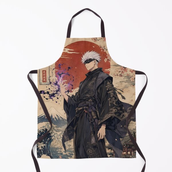 Item preview, Mystic White-Haired Sorcerer – Traditional Japanese Fantasy Ukiyo-e Wall Art designed and sold by Dyan4.