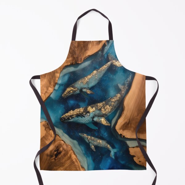 Item preview, Cosmic Whales Faux Wood Epoxy Resin designed and sold by happywkndclub.