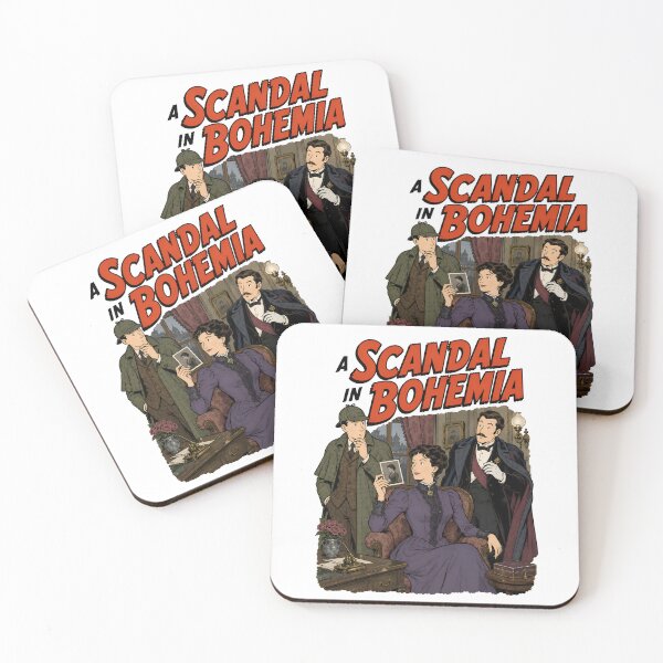 Item preview, Sherlock Holmes A Scandal in Bohemia Irene Adler Retro Design designed and sold by Fenay Designs.