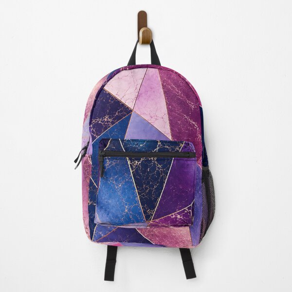 Item preview, Purple Pink Marble Geometric Pattern — Luxury Gold Art Deco Design designed and sold by Aureva Arts Shop.