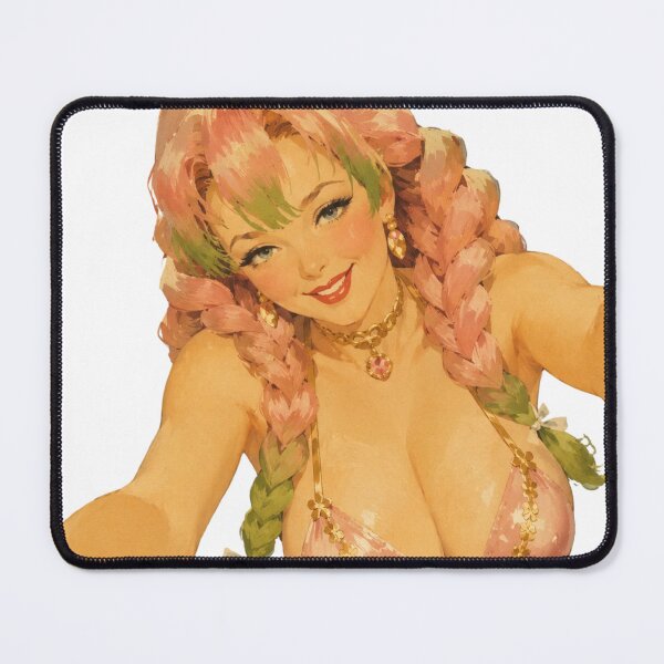 Item preview, Anime Love Swordswoman Pin-Up | Vintage Retro Inspired Illustration designed and sold by Cosplayvintage.