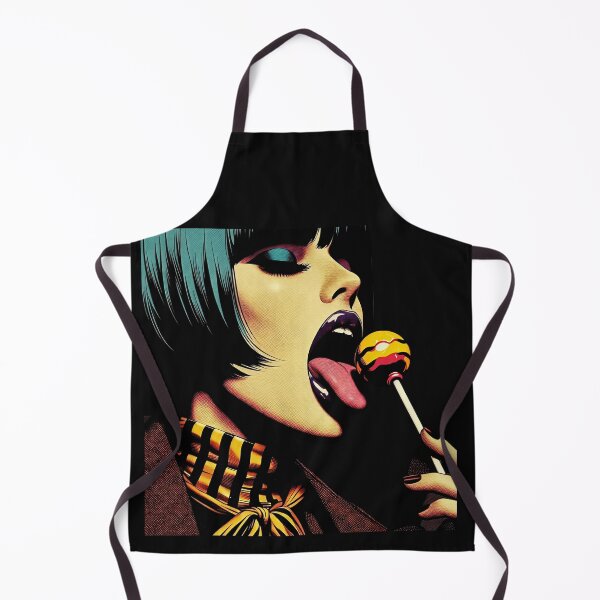 Item preview, Pop Art Woman Licking Lollipop designed and sold by Voodoo Store Paranormal Collections.