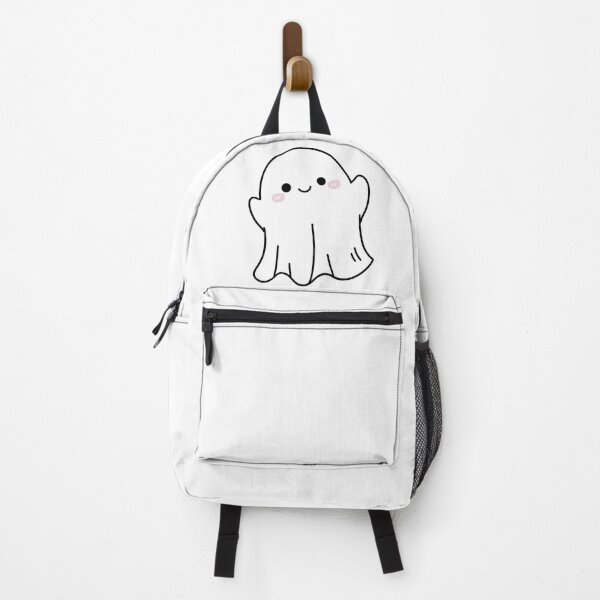 Item preview, Cute Kawaii Ghost With Pink Blush designed and sold by Sela Art .