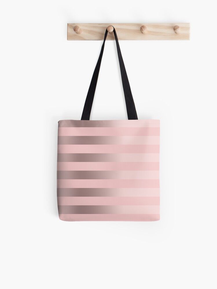 pink and rose gold bag