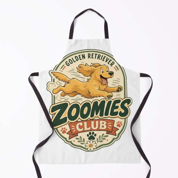 Item preview, Golden Retriever Zoomies Club Dog Owner Apparel designed and sold by arawaksupplyco.