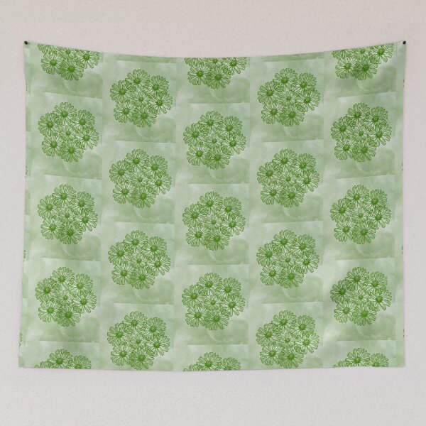 Item preview, Fresh Green Daisy Floral Bouquet Pattern. designed and sold by Jyoti-Quotes.