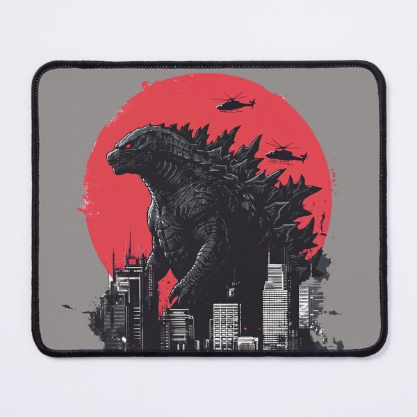 Item preview, Retro Kaiju City Attack Red designed and sold by Cine Store Merch.
