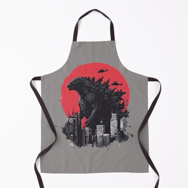 Item preview, Retro Kaiju City Attack Red designed and sold by Cine Store Merch.