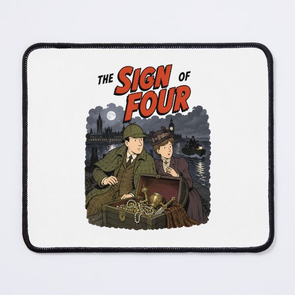 Item preview, Sherlock Holmes The Sign of Four Agra Treasure River Thames Art designed and sold by Fenay Designs.