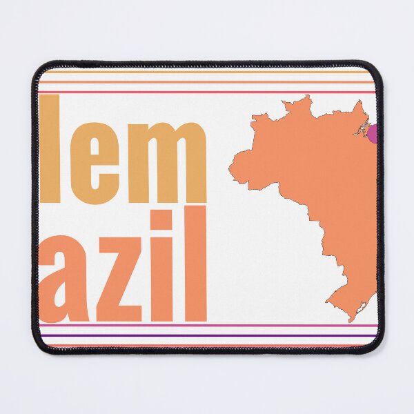 Item preview, Belem Brazil City Marked On Country Map designed and sold by TheIconSmith.