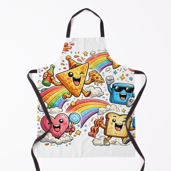 Item preview, Funny Geometric Shapes Party Cartoon Cute Graphic Design designed and sold by CreativeNest Prints.
