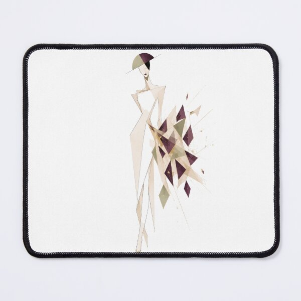 Item preview, Atelier – Geometric | Luxury Cubism Fashion Illustration. designed and sold by NewtBoo.