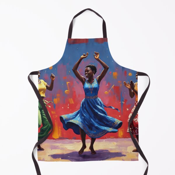 Item preview, Joyful African Dance Celebration Painting designed and sold by ArtFrameStudio.