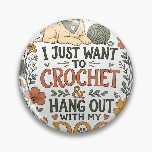 Item preview, Crochet Dog Lover Golden Retriever Mom Pet Craft designed and sold by arawaksupplyco.
