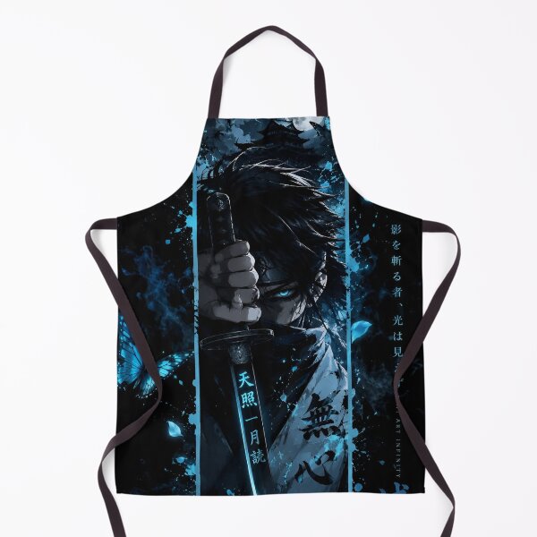 Item preview, Kokoro no Yaiba – Moonlit Shadow Swordsman | Dark Samurai Anime Fantasy Art designed and sold by Dyan4.