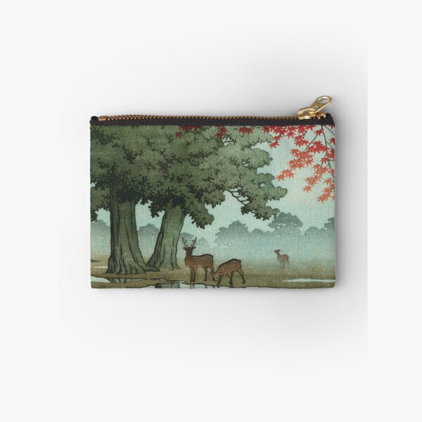 Item preview, Nara Park Deer in Autumn - Kawase Hasui Vintage Shin-Hanga designed and sold by vekotpu.