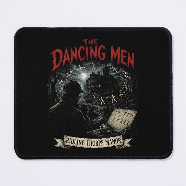 Item preview, Sherlock Holmes The Dancing Men Ridling Thorpe Manor Dark Gothic Art designed and sold by Fenay Designs.