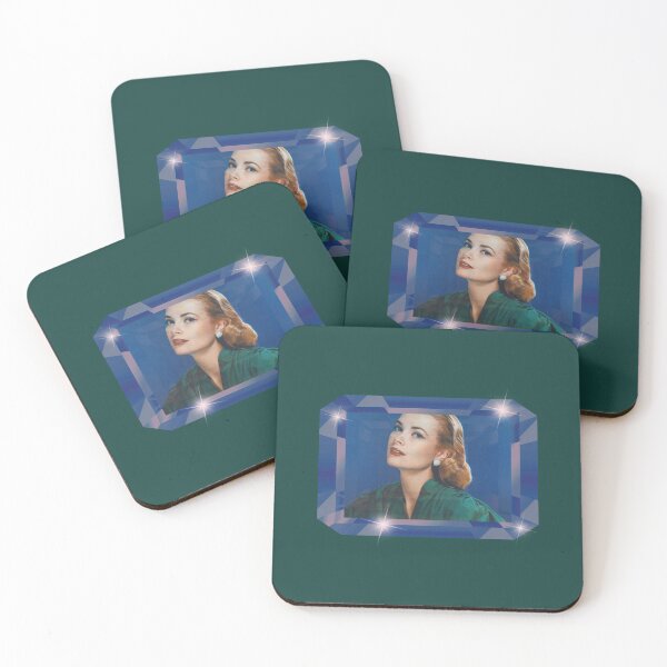 Item preview, Glamorous Grace (Blue on Green) designed and sold by PawsitiveMum3.