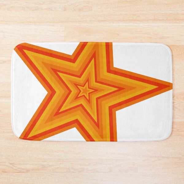 Item preview, Orange and Red Simple Patterned Star designed and sold by frutigerdesigns.