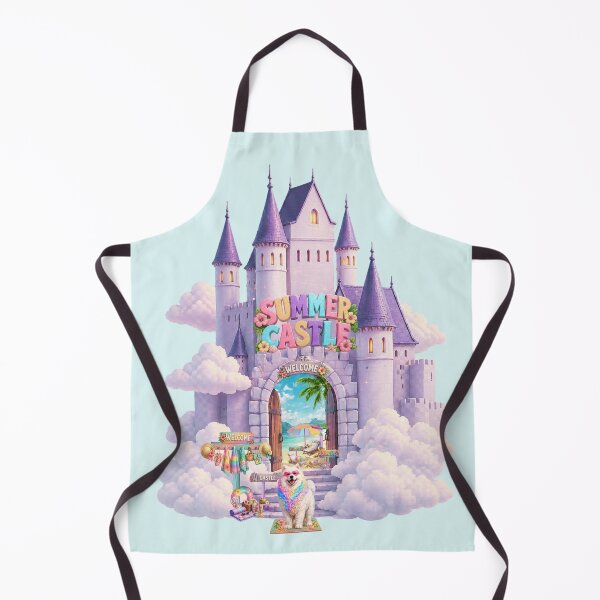 Item preview, Summer Castle Paradise – Cute Rainbow Dog Fantasy Shirt designed and sold by Aimetoi.