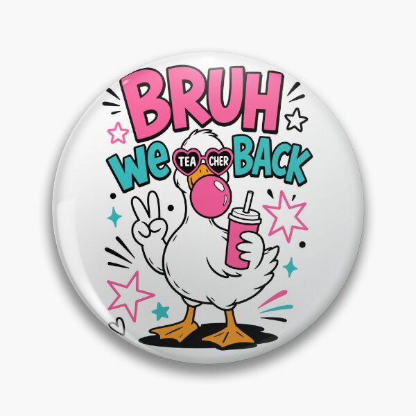 Item preview, Bruh We Back Teacher Duck designed and sold by Partoon-dp.
