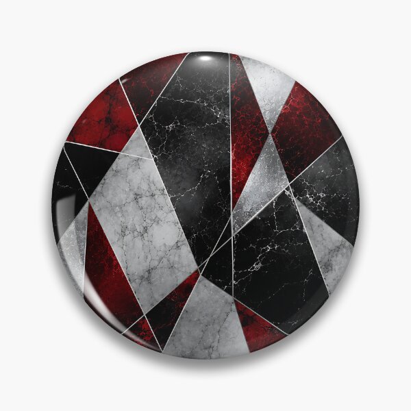 Item preview, Dark Red Black Marble Geometric Abstract Pattern designed and sold by Aureva Arts Shop.
