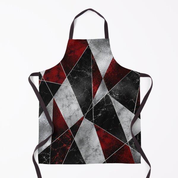 Item preview, Dark Red Black Marble Geometric Abstract Pattern designed and sold by Aureva Arts Shop.