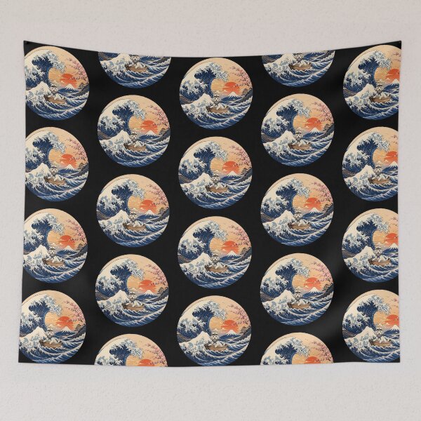 Item preview, Funny Westiepoo Captain Japanese Kanagawa Wave Japan Boat Mom Dad Kids designed and sold by FurryHavenPH.