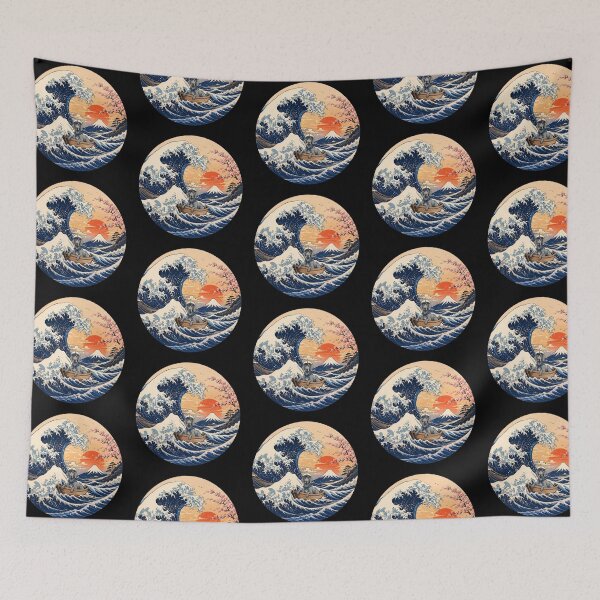 Item preview, Funny Weimaraner Captain Japanese Kanagawa Wave Japan Boat Mom Dad Kids designed and sold by FurryHavenPH.