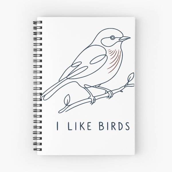 Item preview, Bird Lover Bird Watching Apparel Minimalist Wildlife designed and sold by arawaksupplyco.