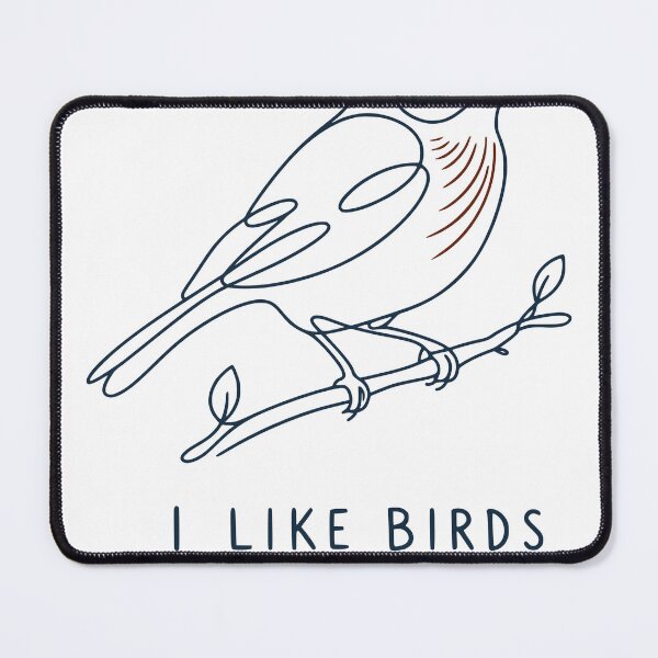 Item preview, Bird Lover Bird Watching Apparel Minimalist Wildlife designed and sold by arawaksupplyco.