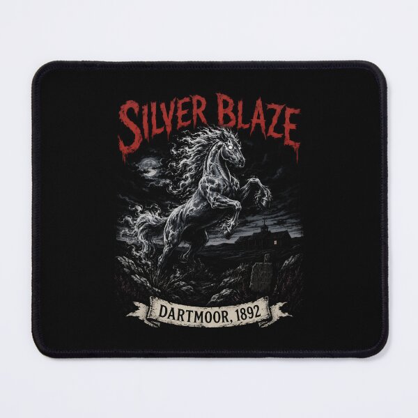 Item preview, Sherlock Holmes Silver Blaze Dartmoor 1892 Dark Gothic Horse Art designed and sold by Fenay Designs.