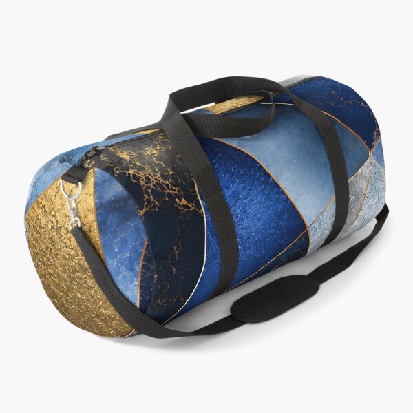 Item preview, Navy Blue Gold Geometric Art Deco Pattern designed and sold by Aureva Arts Shop.