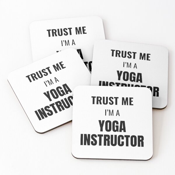Item preview, Trust Me I'm a Yoga Instructor (Black) designed and sold by ShipCrewNation.