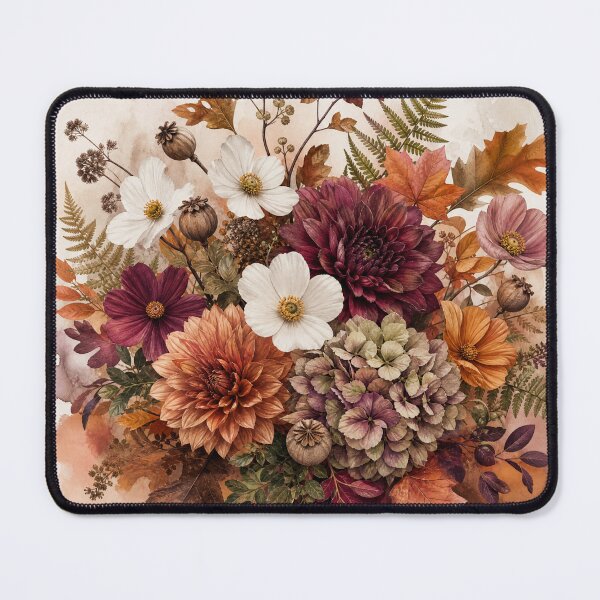 Item preview, Autumn Floral | Modern Botanical Fall Flowers Nature Art T-Shirt designed and sold by rushaib.