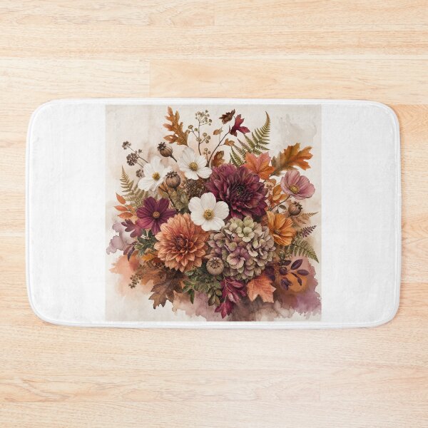 Item preview, Autumn Floral | Modern Botanical Fall Flowers Nature Art T-Shirt designed and sold by rushaib.