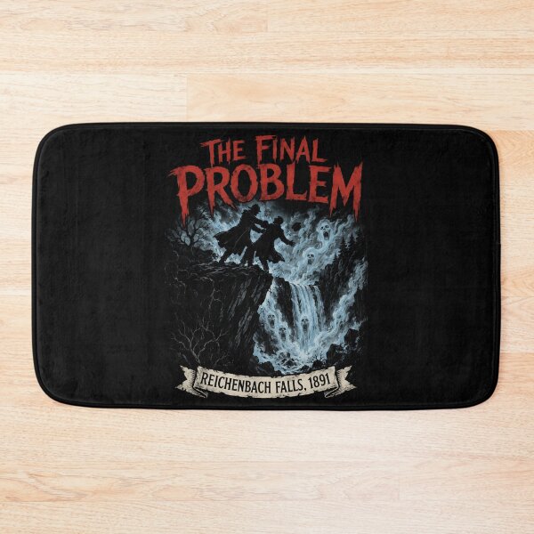 Item preview, Sherlock Holmes The Final Problem Reichenbach Falls Dark Gothic Art designed and sold by Fenay Designs.