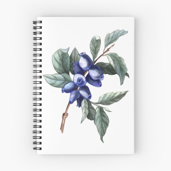 Item preview, Watercolor honeysuckle branch designed and sold by Anna Yudina.