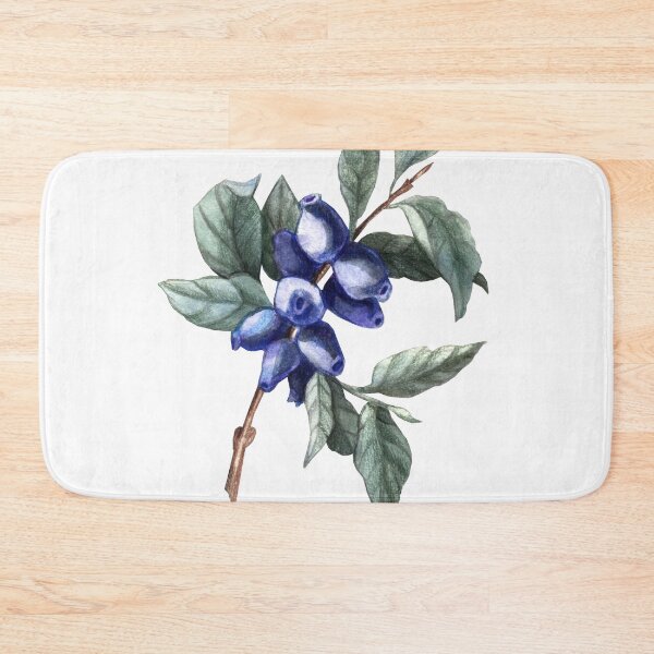 Item preview, Watercolor honeysuckle branch designed and sold by Anna  Yudina.