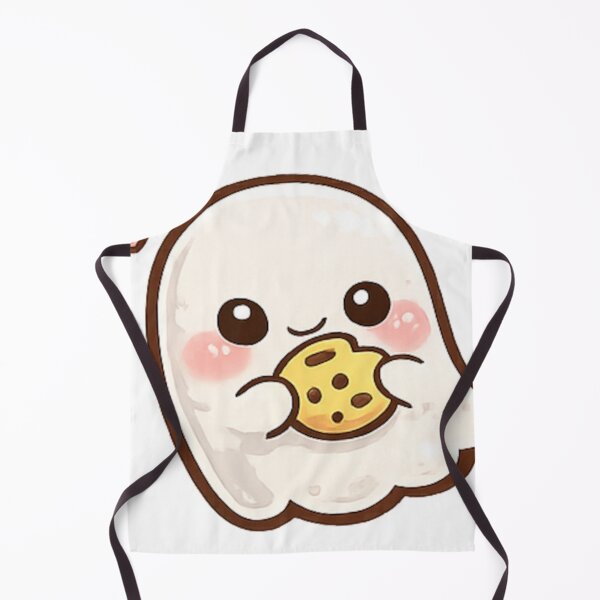 Item preview, little ghost eating a cookie designed and sold by Brejko.
