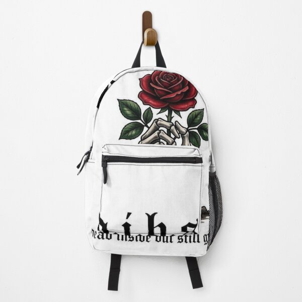 Item preview, Dead Inside But Still Growing - Skeleton Hand Holding Rose designed and sold by AcosDesign.