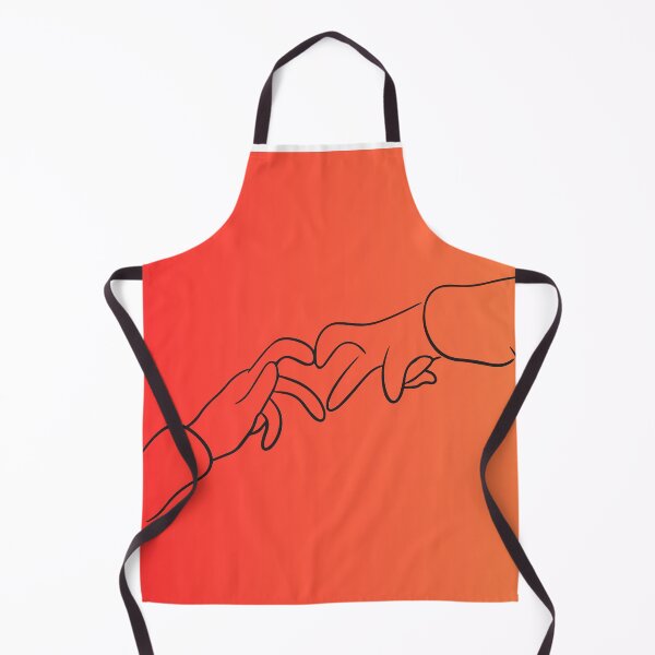Item preview, Romantic Reaching Hands Heart Line Art Illustration designed and sold by ranivibes008.