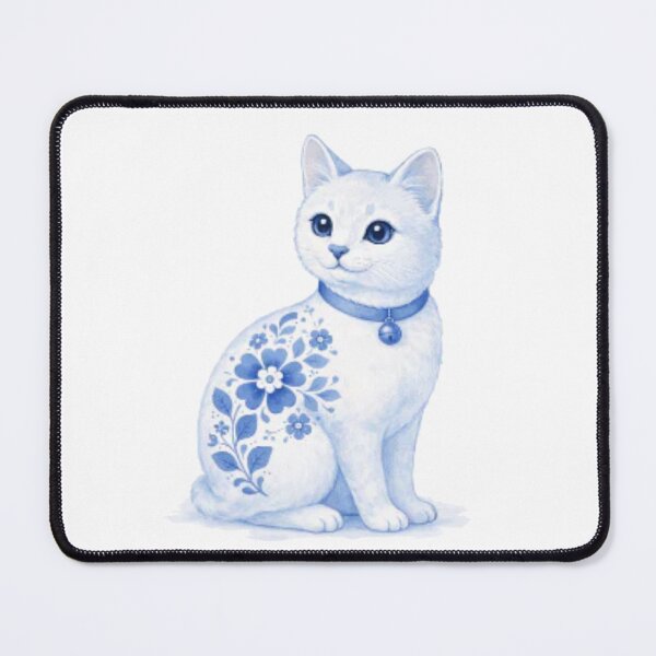 Item preview, Delft cat designed and sold by ArtAndDesignA.