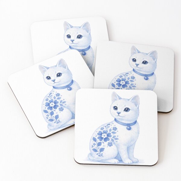 Item preview, Delft cat designed and sold by ArtAndDesignA.