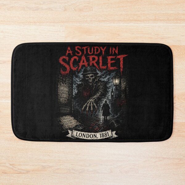 Item preview, Sherlock Holmes A Study in Scarlet London 1881 Grim Reaper Art designed and sold by Fenay Designs.